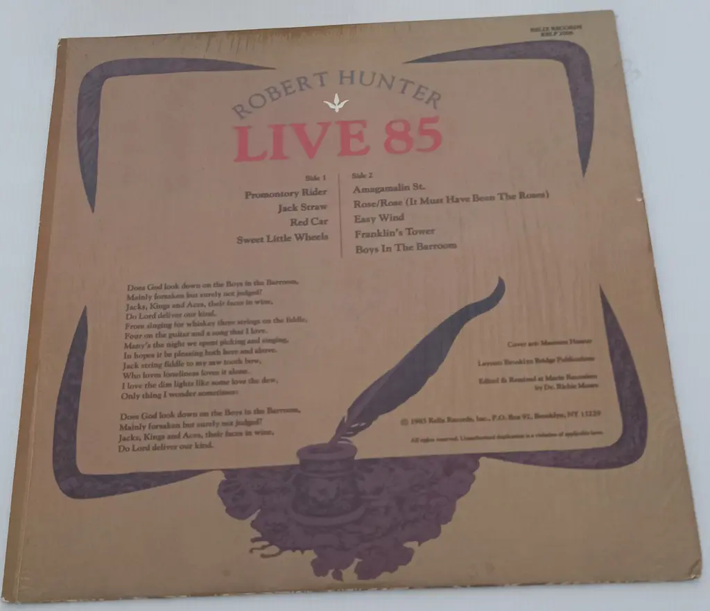 Robert Hunter, Live 85 Image 1++